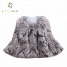 Good price real fox fur coat winter for woman